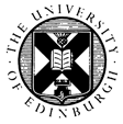 University of Edinburgh Black and white logo University of Edinburgh Black and white logo